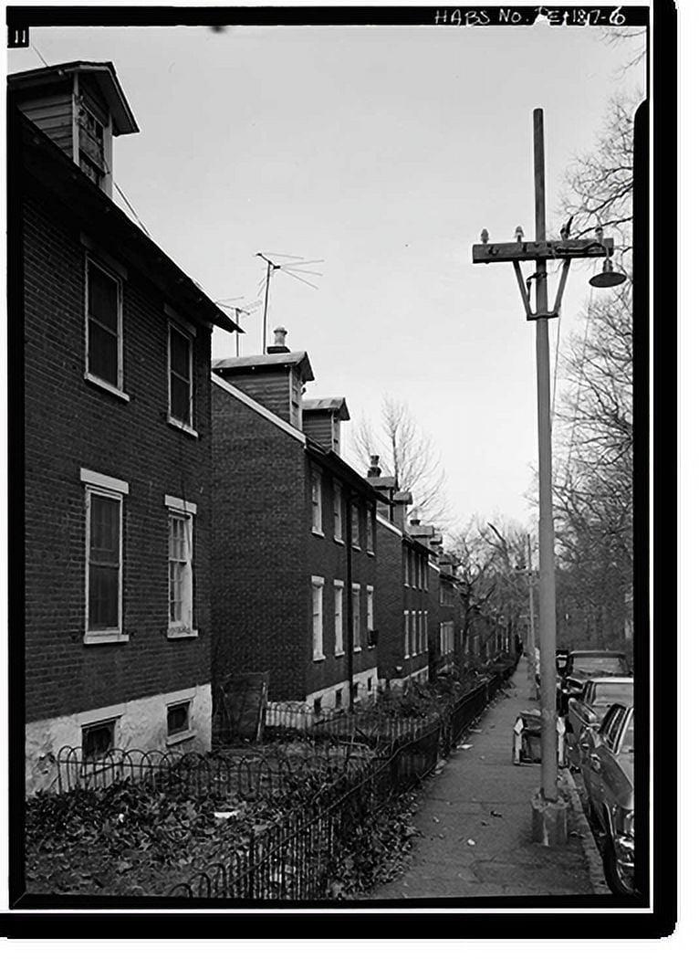 Historic Print, Rockford Village, Rockford & Ivy Roads, Wilmington, New