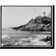 Historic Print, Rocks at the Nubble, York, Maine, 16" x 20"