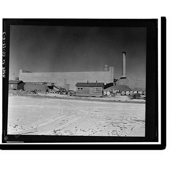 Historic Print, Rocky Flats Plant, General Manufacturing, Support, Records-Central Computing, Southern portion of Plant, Golden vicinity, Jefferson County, CO - 3, 16" x 20"