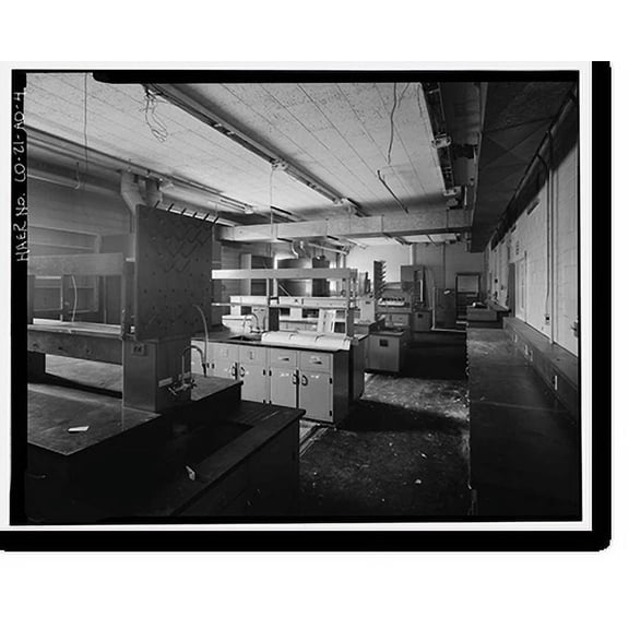 Historic Print, Rocky Mountain Arsenal, Laboratory Building, 510 feet South of December Seventh Avenue; 175 fee, Commerce City, Adams County, CO - 4, 16" x 20"