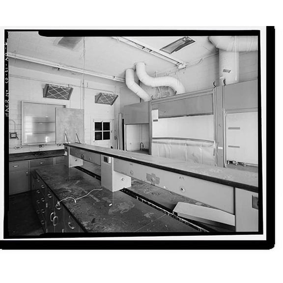 Historic Print, Rocky Mountain Arsenal, Laboratory Building, 510 feet South of December Seventh Avenue; 175 fee, Commerce City, Adams County, CO - 6, 16" x 20"