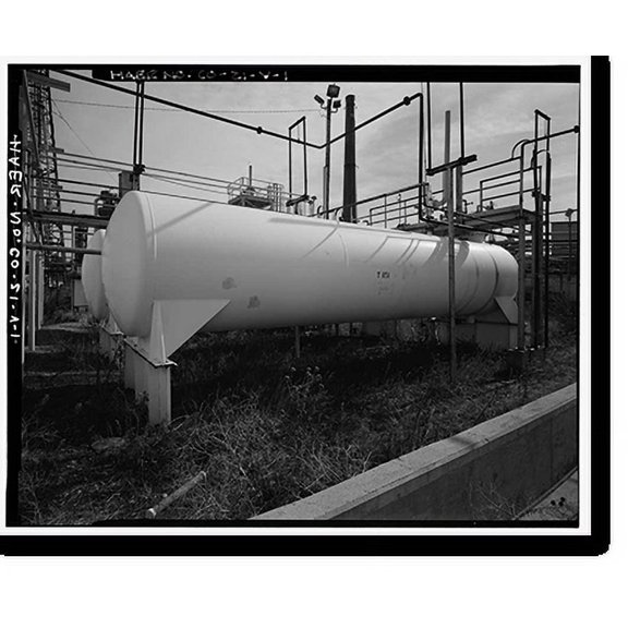 Historic Print, Rocky Mountain Arsenal, Storage Tank, December Seventh Avenue & D Street, Commerce City, Adams County, CO - 13, 18" x 24"