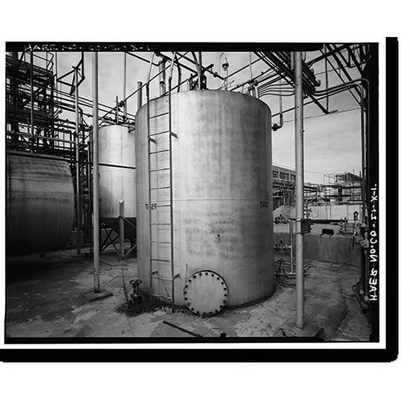 Historic Print, Rocky Mountain Arsenal, Storage Tank, December Seventh Avenue & D Street, Commerce City, Adams County, CO - 17, 16" x 20"