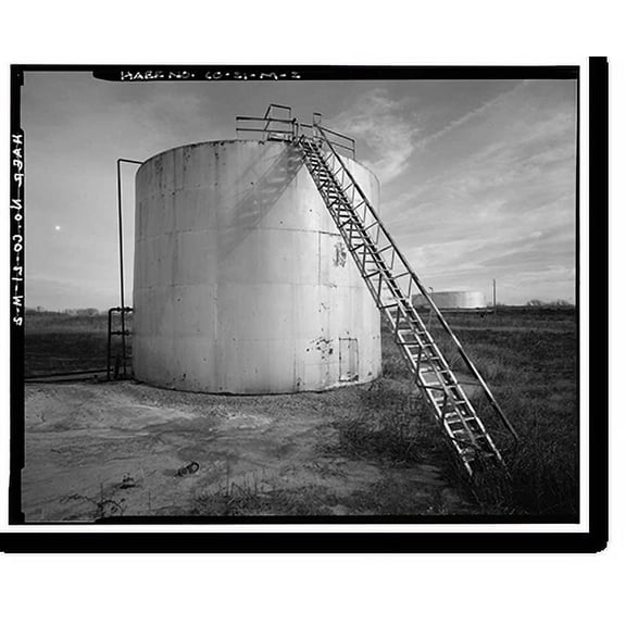 Historic Print, Rocky Mountain Arsenal, Storage Tank, December Seventh Avenue & D Street, Commerce City, Adams County, CO - 4, 18" x 24"