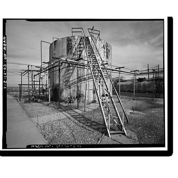 Historic Print, Rocky Mountain Arsenal, Storage Tank, December Seventh Avenue & D Street, Commerce City, Adams County, CO - 7, 18" x 24"