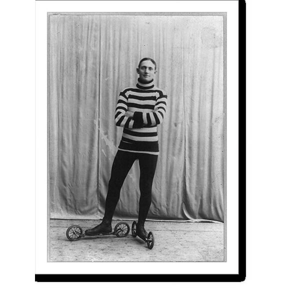 Historic Print, Roller skating, 16" x 20"