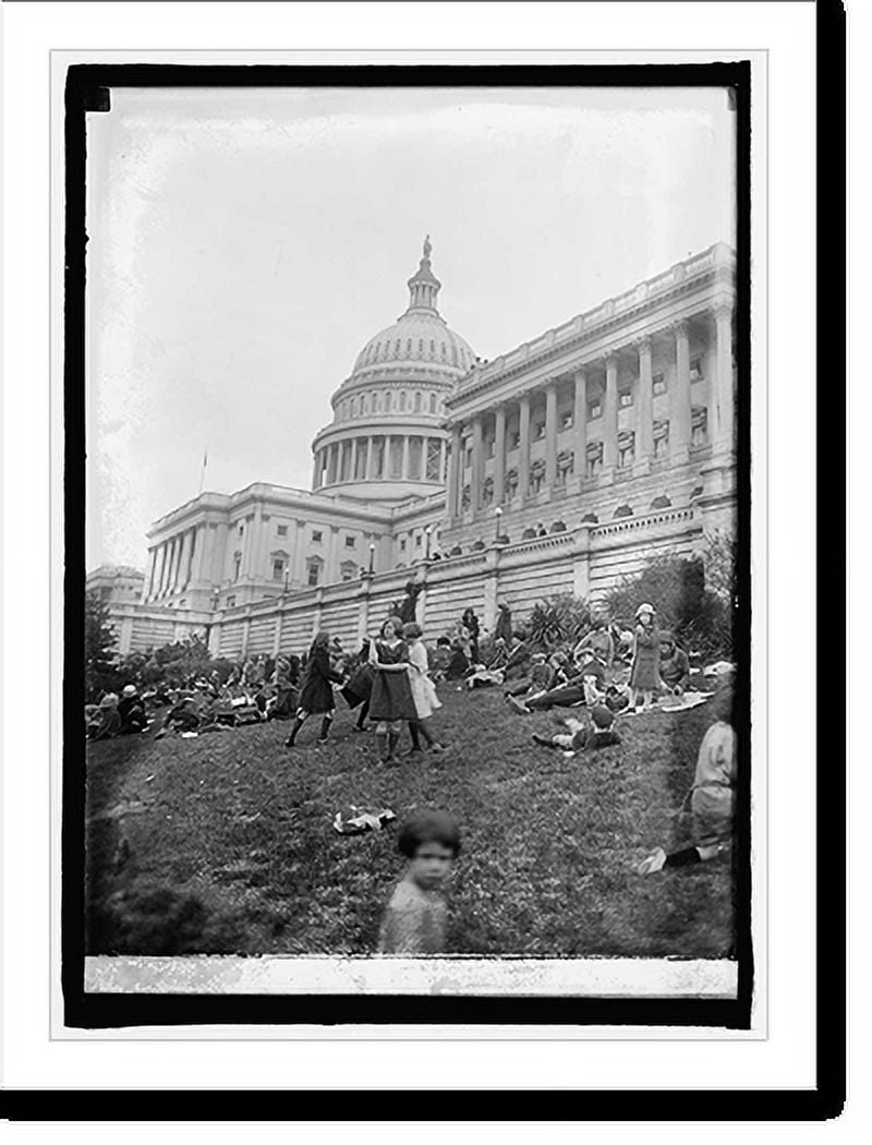 Historic Print, Rolling Easter eggs at Capitol, [Washington, D.C.], [4