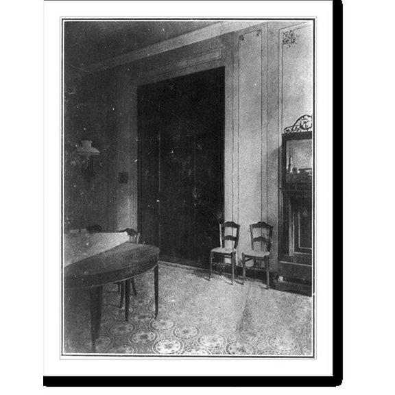 Historic Print, Room in the Carthusian Convent, at Ghent, Belgium, where the Treaty of Ghent between the United States and Great Britain terminating the War of 1812 was signed on Christ…16" x 20"