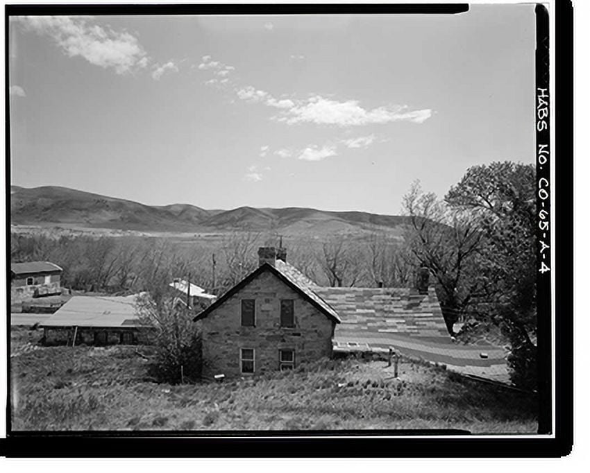 Historic Print, Rooney Ranch, Main House, Rooney Road & West Alamdea ...