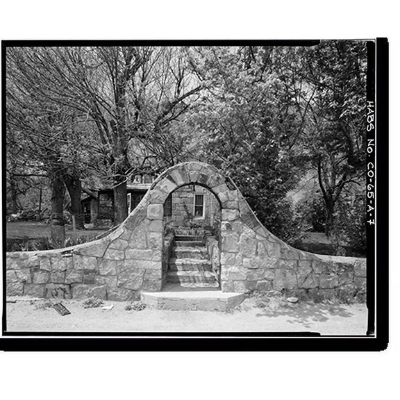 Historic Print, Rooney Ranch, Main House, Rooney Road & West Alamdea Parkway, Morrison vicinity, Jefferson County, CO - 7, 18" x 24"
