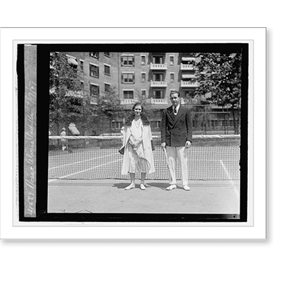 Historic Print, Rosa & Alvaro Padilla, 5/17/27, 16" x 20"
