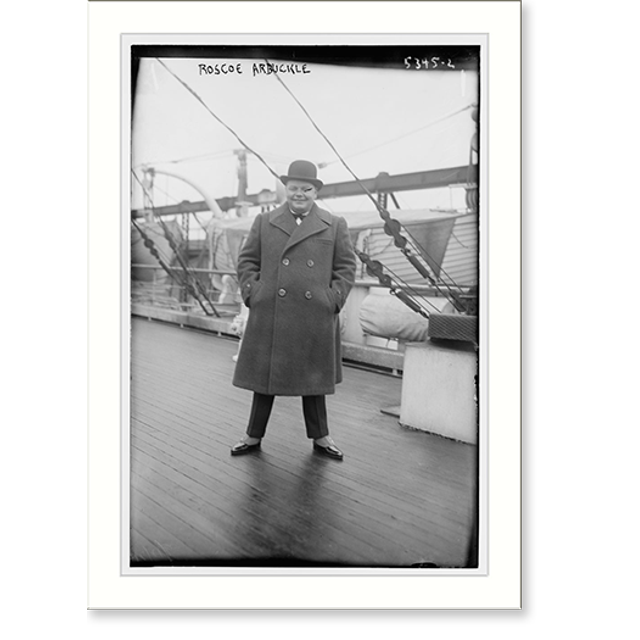 Historic Print, Roscoe Arbuckle, 16" x 20"