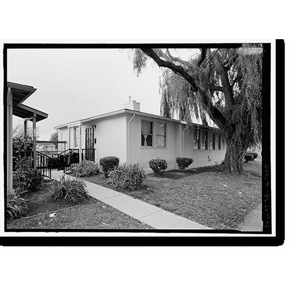 Historic Print, Rosie the Riveter National Historical Park, Nystrom Village, Marina & Maine Streets, Richmond, Contra Costa County, CA - 4, 16" x 20"