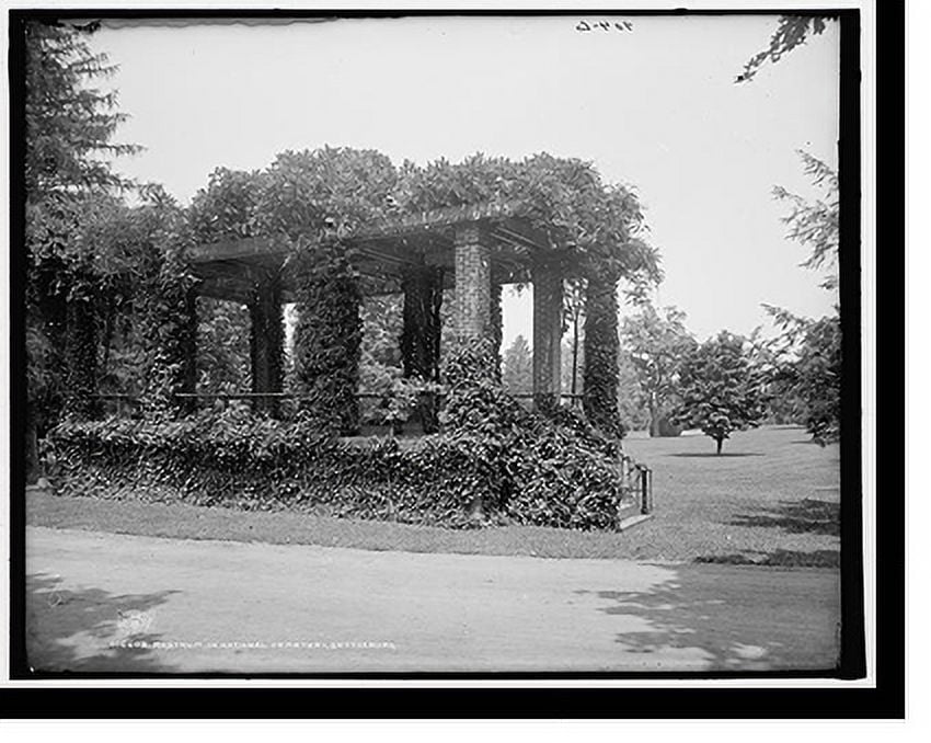 Historic Print, Rostrum in [Soldiers'] National Cemetery, Gettysburg ...