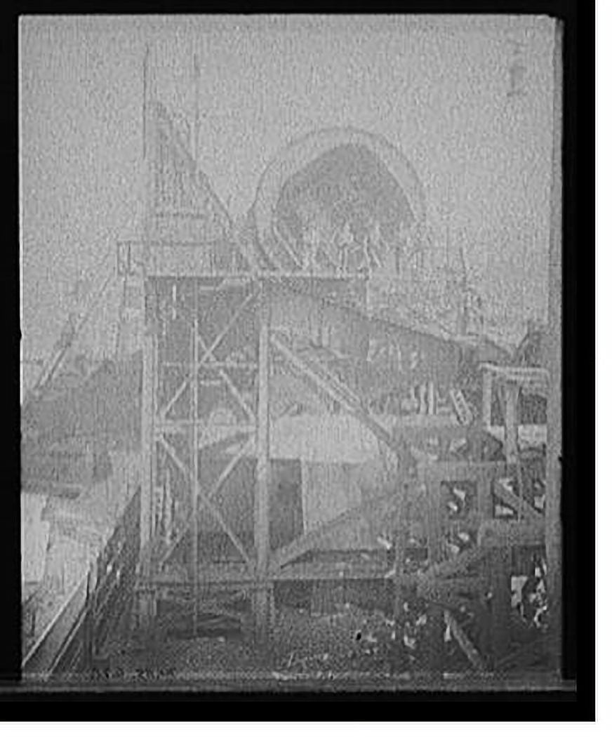 Historic Print, [Rotary coal car unloader, Cleveland, Ohio], 16" x 20