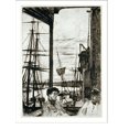 thumbnail image 1 of Historic Print, [Rotherhithe].Whistler 1860. - 2, 16" x 20", 1 of 3