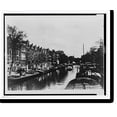 thumbnail image 1 of Historic Print, Rotterdam, Holland, 1935-40(?). A street along one of the grachts"", 18" x 24", 1 of 3