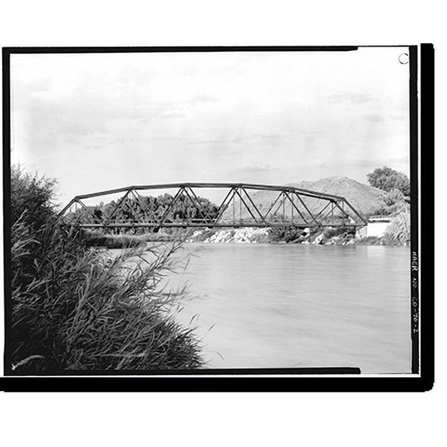 Historic Print, Roubideau Bridge, Spanning Gunnison River at County