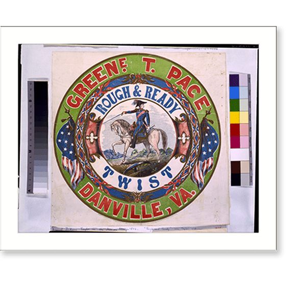 Historic Print, Rough & ready twist. Greene T. Pace, Danville, Va. - 2, 16" x 20"