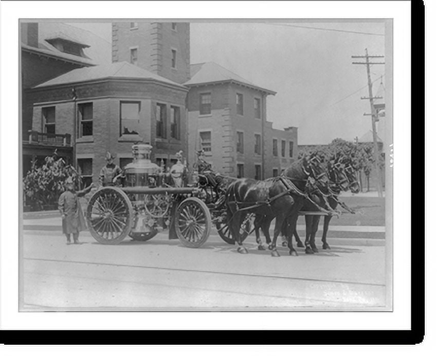Historic Print, [Royal Engine no. 6 York, Pa. fire department], 16" x
