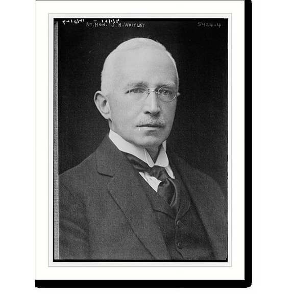 Historic Print, Rt. Hon J.H. Whitley, 16" x 20"