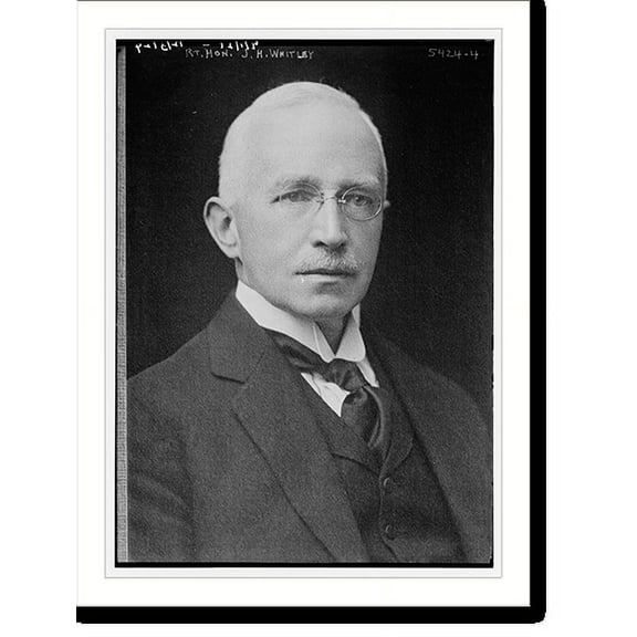 Historic Print, Rt. Hon J.H. Whitley, 18" x 24"