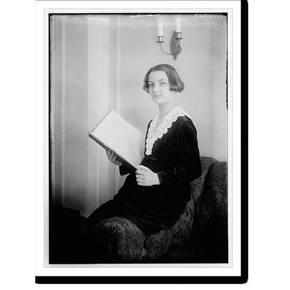 Historic Print, Rubestein seated on arm of sofa - 4, 18" x 24"