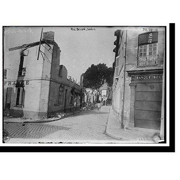 Historic Print, Rue Bellan, Senlis, 16" x 20"