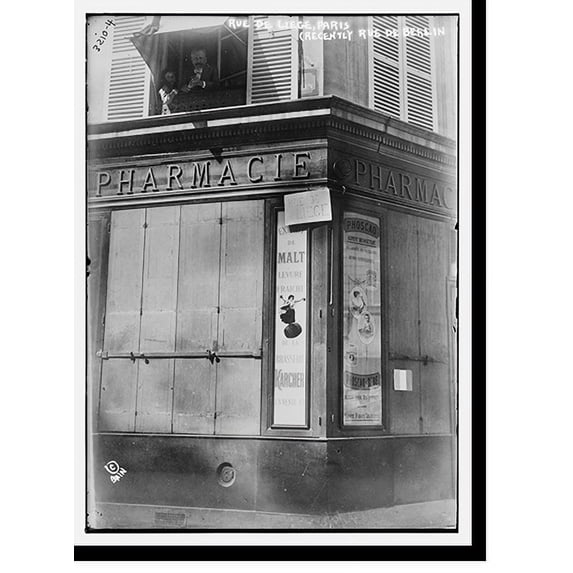 Historic Print, Rue de Liege, Paris (recently Rue de Berlin), 18" x 24"