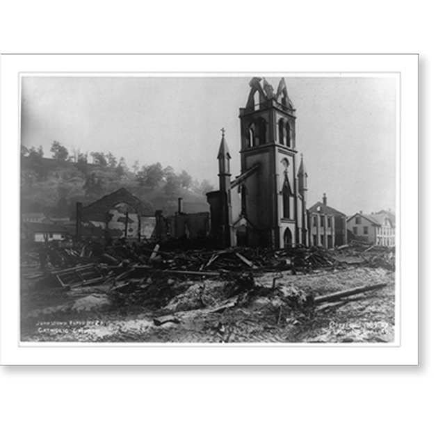 Historic Print, [Ruins at Johnstown, Pa., after the flood, May 31, 1889
