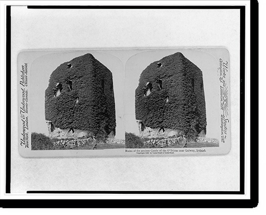 Historic Print, Ruins of the ancient Castle of the O'Briens near Galway