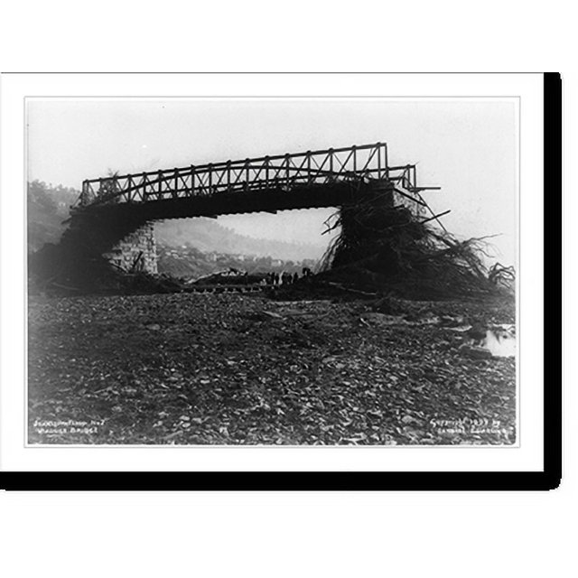 Historic Print, [Ruins of viaduct bridge, Johnstown, Pa., after the