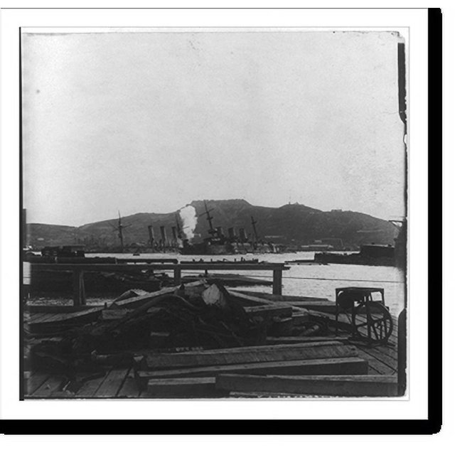 Historic Print, [Russia's fleet lying under great Golden Hill forts