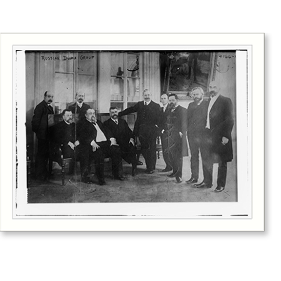 Historic Print, Russian Duma Group, 16" x 20"