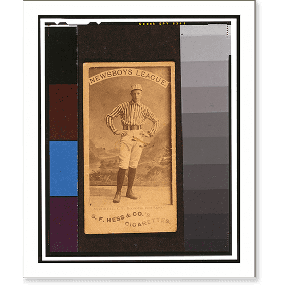 Historic Print, S.F. Hess Newsboys League (N333) - 2, 16" x 20"