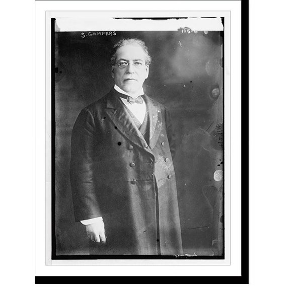 Historic Print, S. Gompers, standing, three-quarters, 18" x 24"