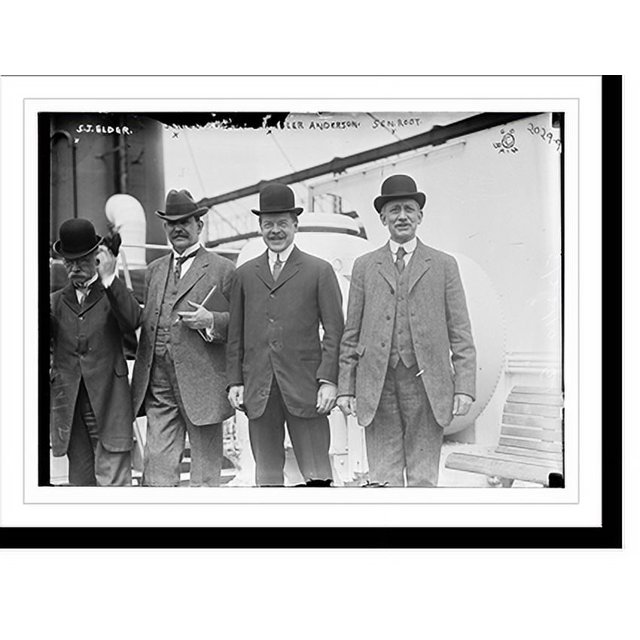 Historic Print, S.J. Elder, Sen. Geo. Turner, Chandler Anderson, Sen