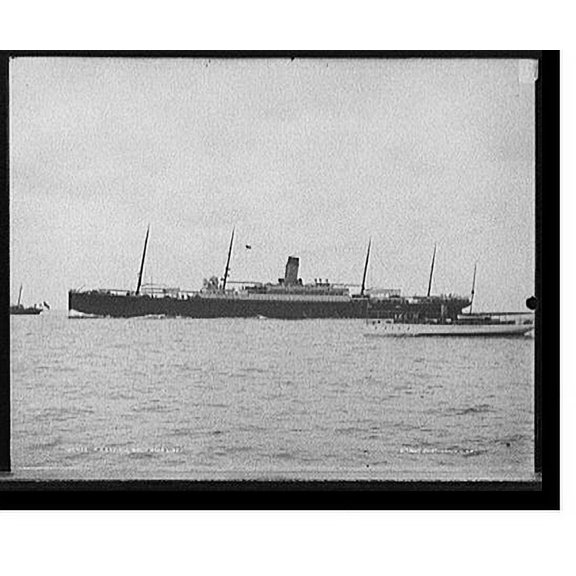 Historic Print, S.S. Cymric, White Star Line, 16" x 20"