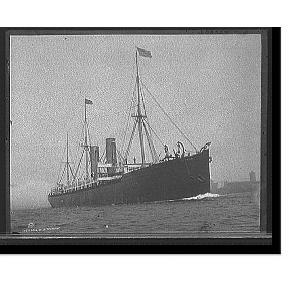 Historic Print, S.S. Servia, [Cunard Line], 18" x 24"
