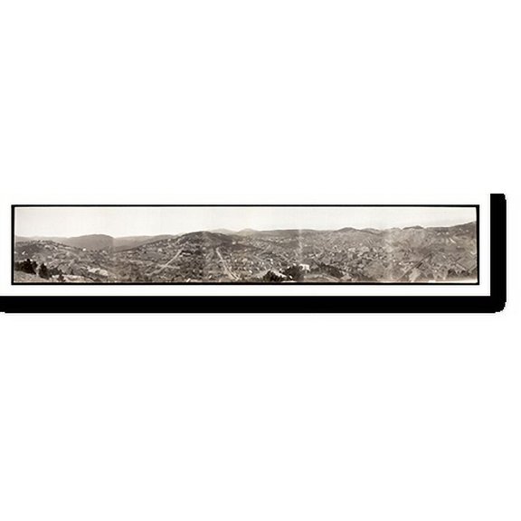 Historic Print, SD 1901 Lead Panoramic view PHOTO, Width 11" x Length 49"
