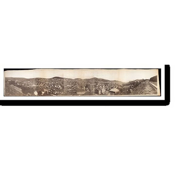 Historic Print, SD 1907 Panoramic view of Lead PHOTO, Width 7" x Length 36"