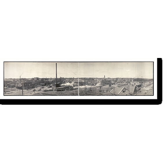 Historic Print, SD 1908 Sioux Falls PHOTO, Width 11" x Length 49"