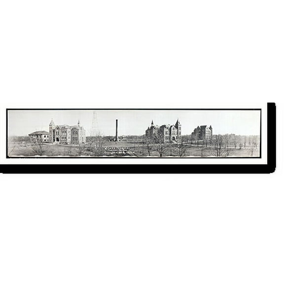 Historic Print, SD 1913 State Normal, Madison PHOTO, Width 7" x Length 36"