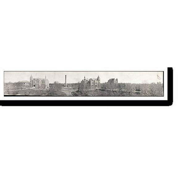 Historic Print, SD 1914 State Normal School, Madison PHOTO, Width 7" x Length 36"