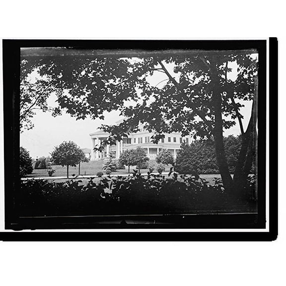 Historic Print, SHADOW LAWN, N.J. SUMMER WHITE HOUSE - 2, 16" x 20"