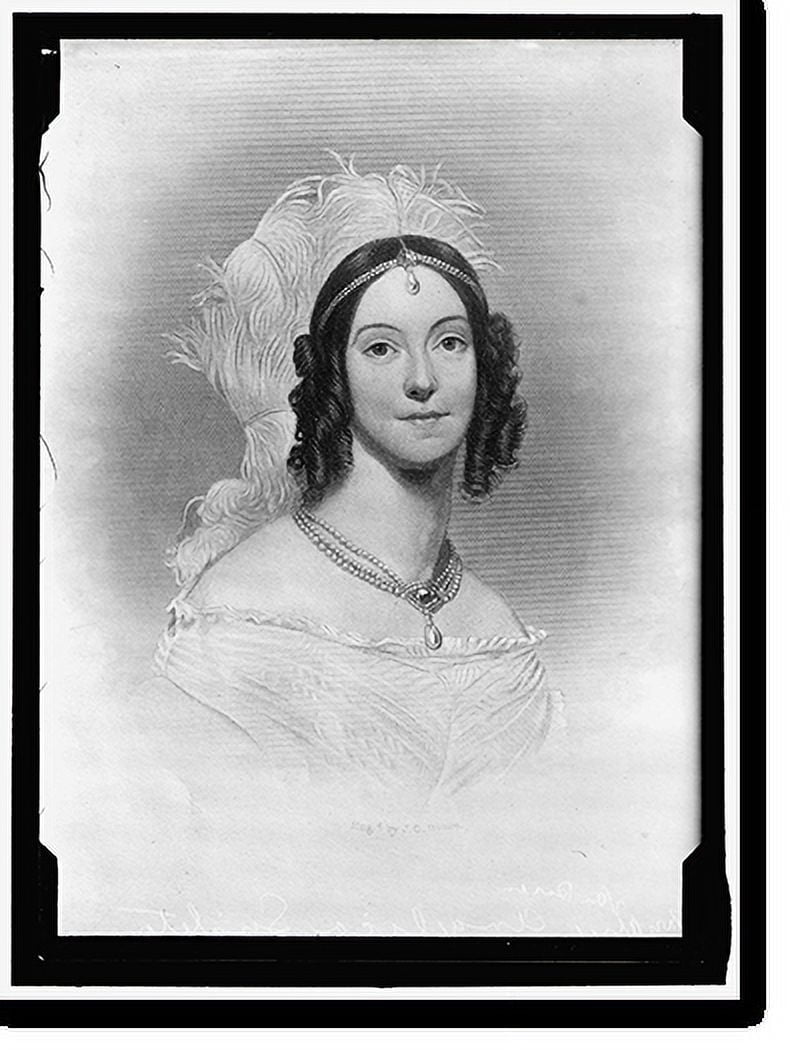Historic Print, SINGLETON, ANGELICA. DR. MRS. ABRAHAM VAN BUREN, 16" x