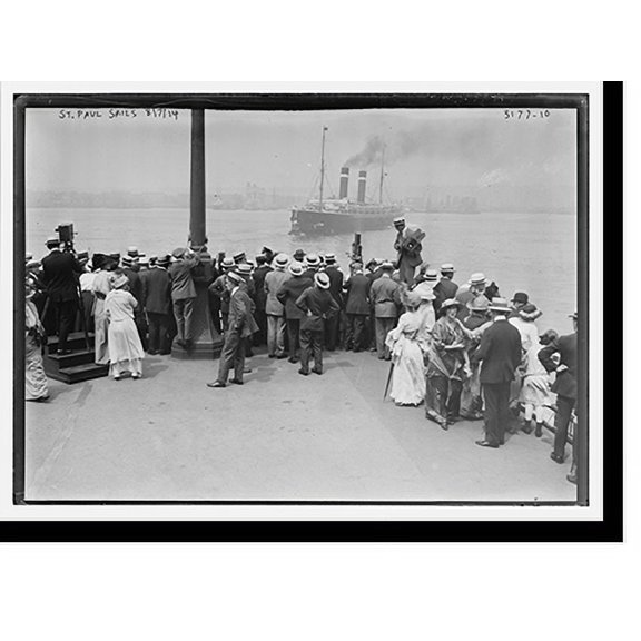 Historic Print, ST. PAUL sails, 8/7/14 - 2, 16" x 20"