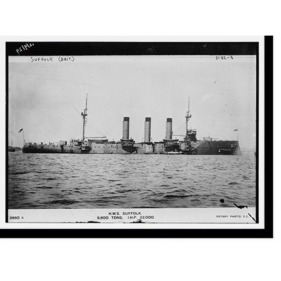 Historic Print, SUFFOLK (Brit.), 16" x 20"