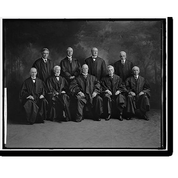 Historic Print, SUPREME COURT, U.S. - 9, 18" x 24"