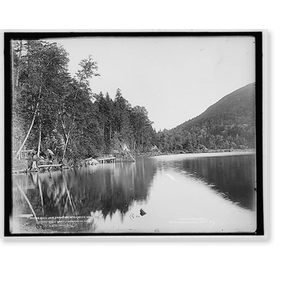 Historic Print, Saco Lake, Crawford Notch, White Mts., 16" x 20"